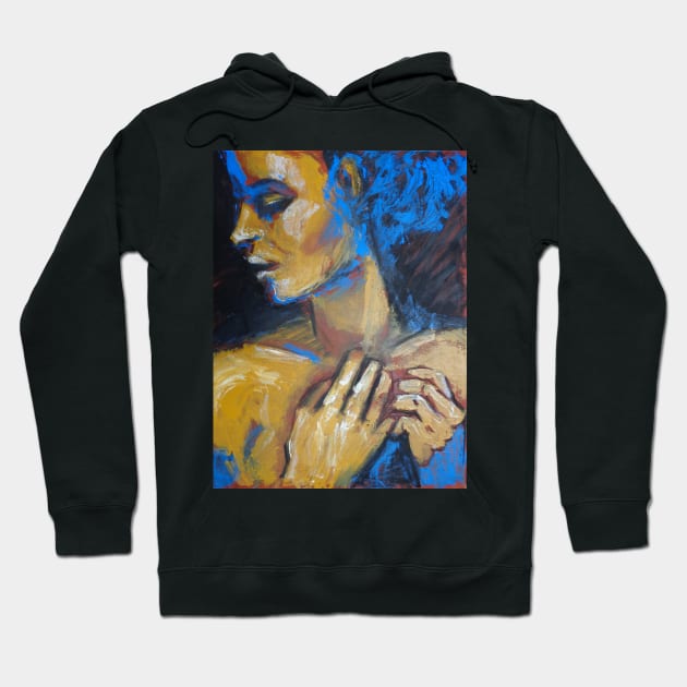 Feminine - Portrait Of A Woman Hoodie by CarmenT